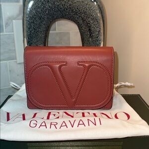 Valentino Garavani V Logo Small Chain Bag